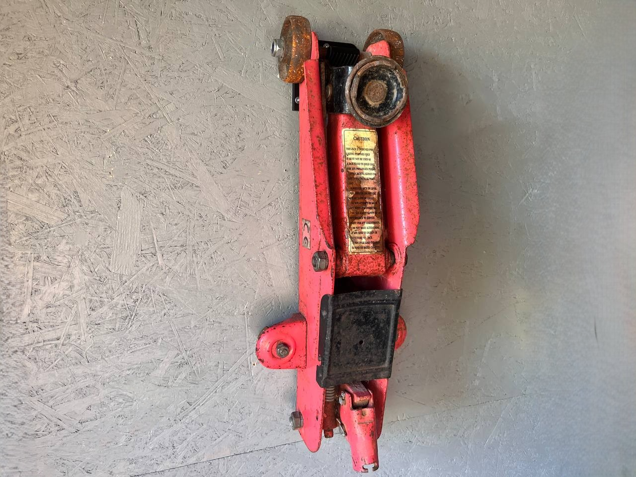Floor Jack Holder - Direct Wall Mount