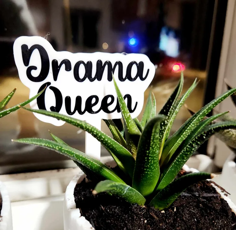 Drama Queen Plant Stake