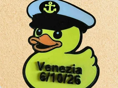 captain duck magnet
