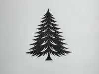 Décoration murale sapin — photo 2