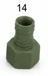 1/2'' Female Hydraulic Fitting for 14 mm Diameter Pipe