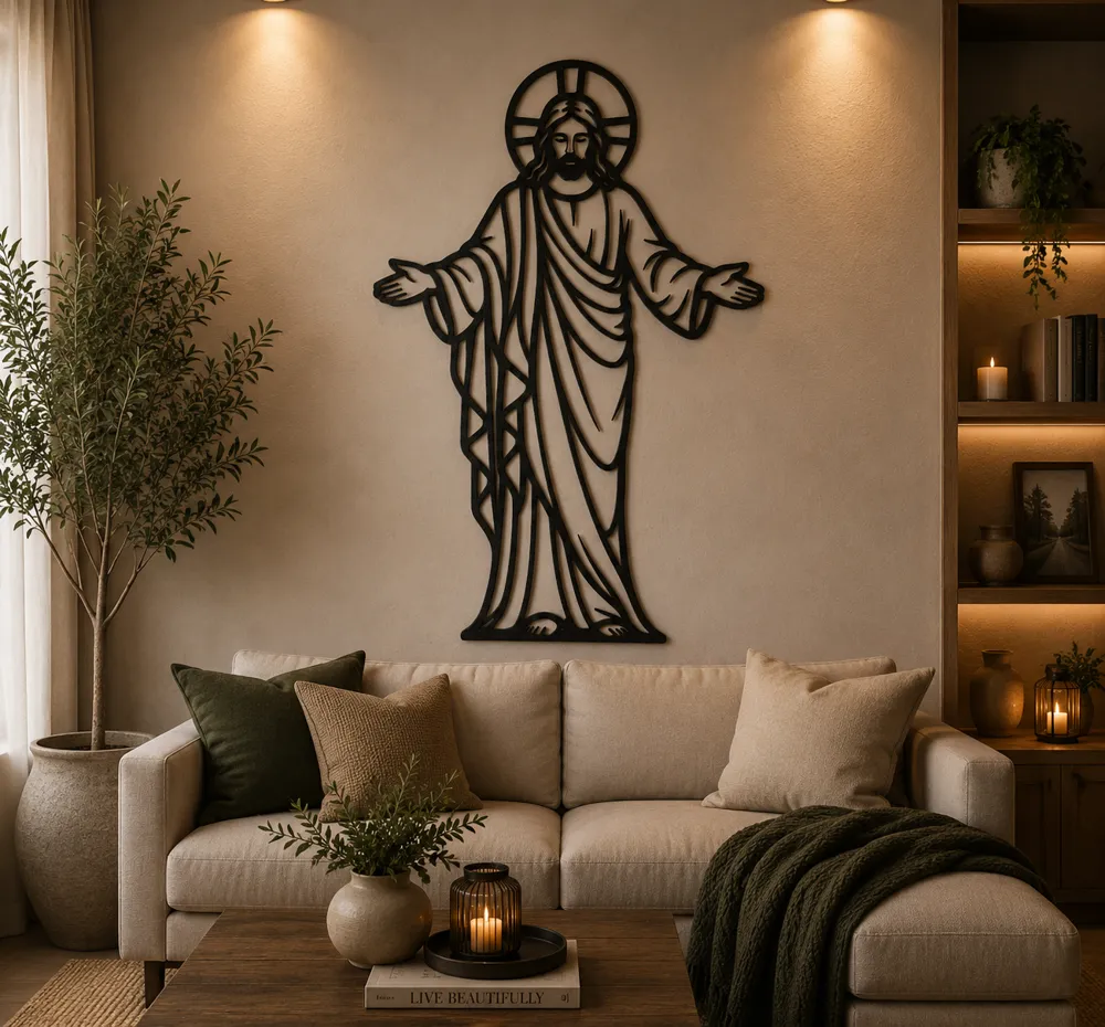 Jesus Christ 2D Wall Art - Free 3D Print Model - MakerWorld