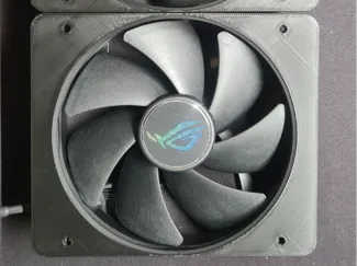 Simple cover/adapter 120 fan /140 to close the gap