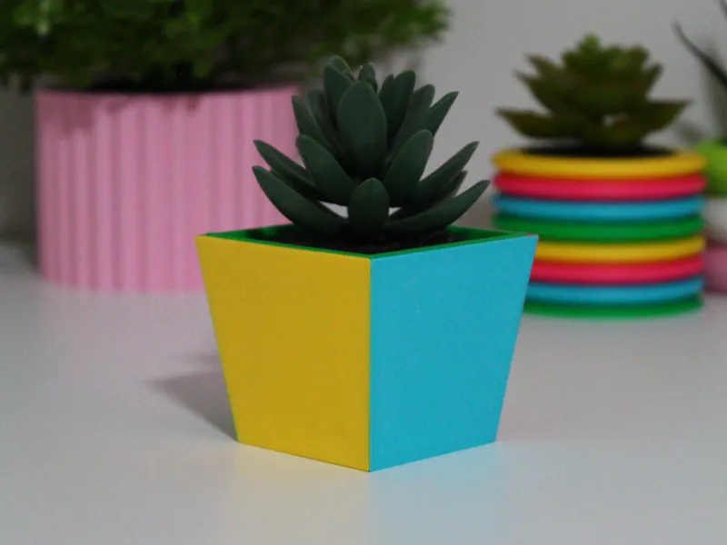 Succulent/IKEA Plant Pot Geometric Color Core