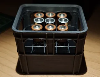 Beer Crate battery holder AAA