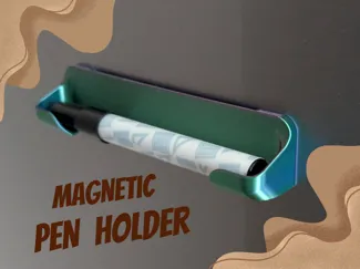 Magnetic Pen Holder - Fridge, Whiteboard, Wall