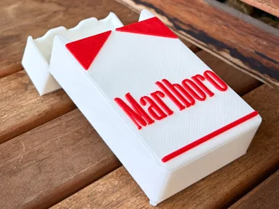 Marlboro pack ashtray (No AMS)