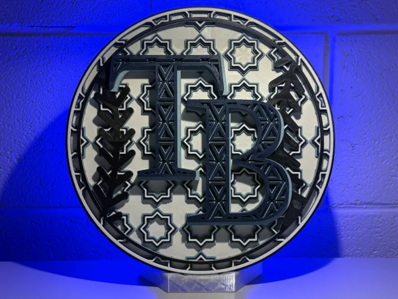 Tampa Bay Rays Dimensional Mosaic