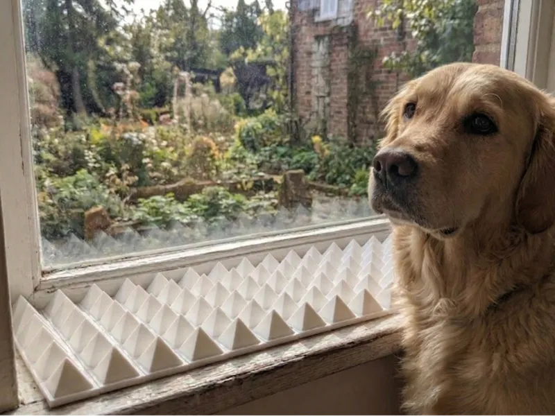 Spike Strip Pet Deterrent for Window Sill Ledge