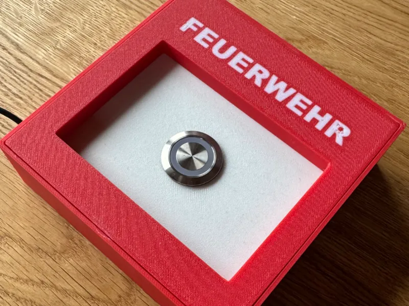 Druckknopfmelder Feuerwehr