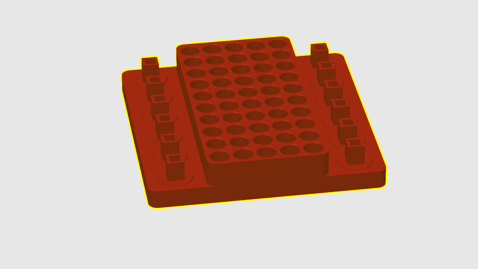 Miniatura 2 do modelo 3D 常用批头套筒组合收纳盒