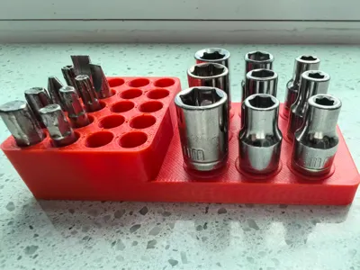 Common Bit and Socket Combination Storage Box