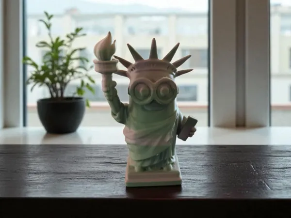 Statue de la Liberté façon Minion