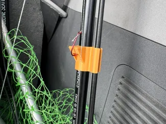 Fishing Rod Coupler with Hook Holder