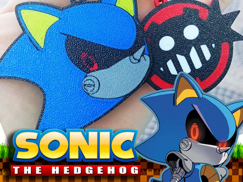 Chaveiro Metal Sonic