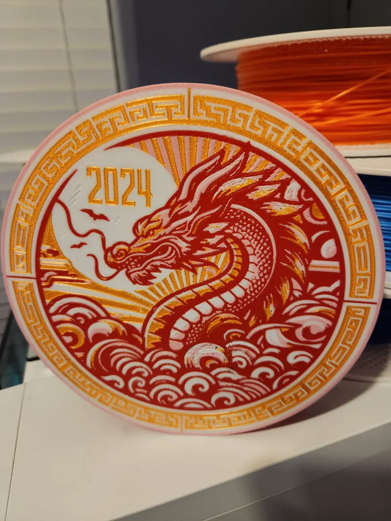 Dragon 2024 Chinease New Year Lightbox