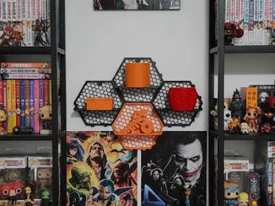 HEXAGON STAND PANEL STORAGE SYSTEM 1:43 CAR