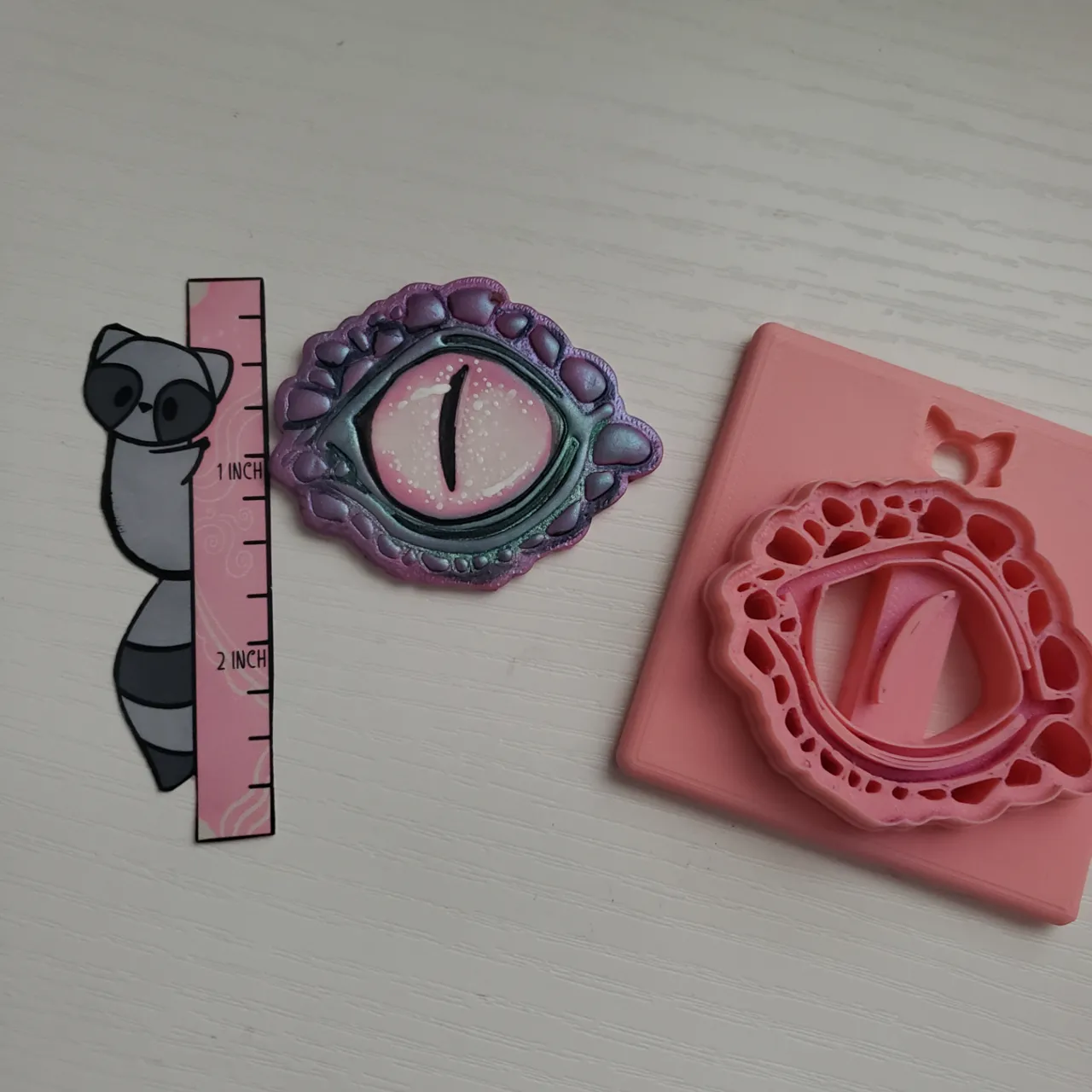 Dragon Eye Polymer Clay Earring Cutter view 4
