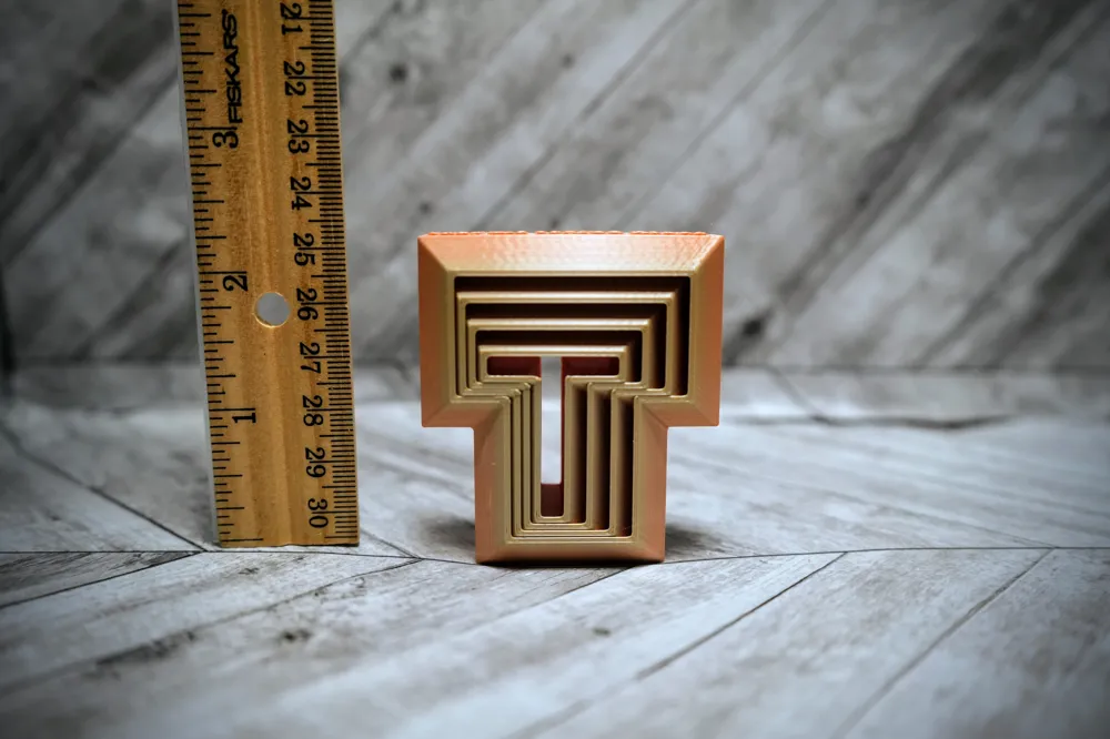 Nested Letters Layered Nested Letter T Fidget - Free 3D Print Model - MakerWorld