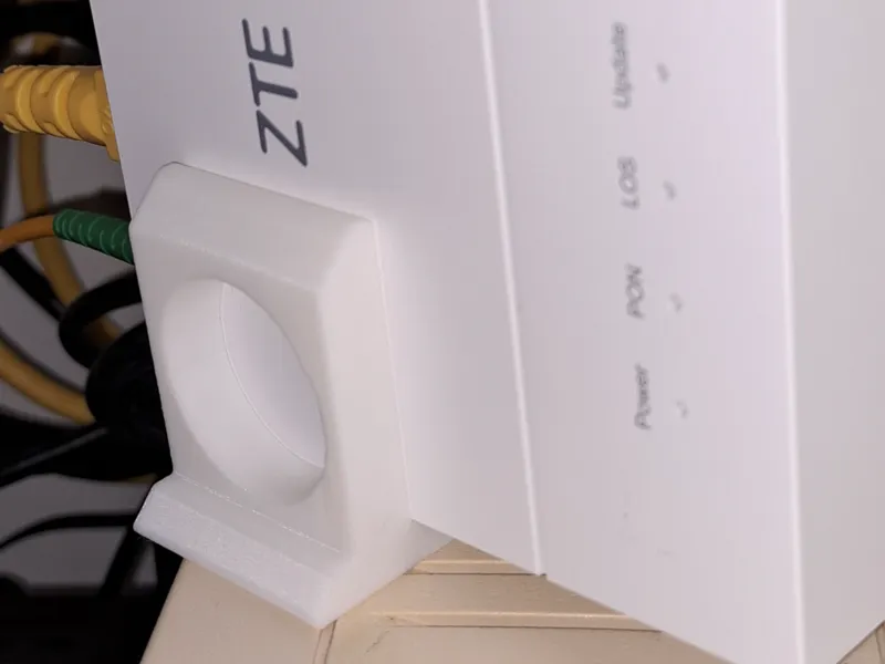 Vertical stand/support for ZTE ONT F6500v3