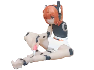 Adachi Rei Fixing Herself
