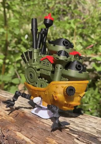 Walking movin Benchy Castle