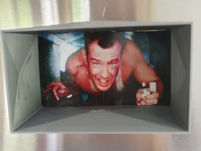 Die Hard Vent Scene Refrigerator Magnet Ornament