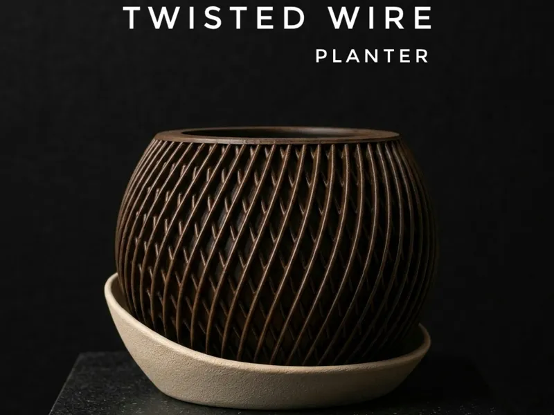 Twisted Wire Planter