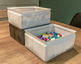 Big stackable container 220x180x100mm