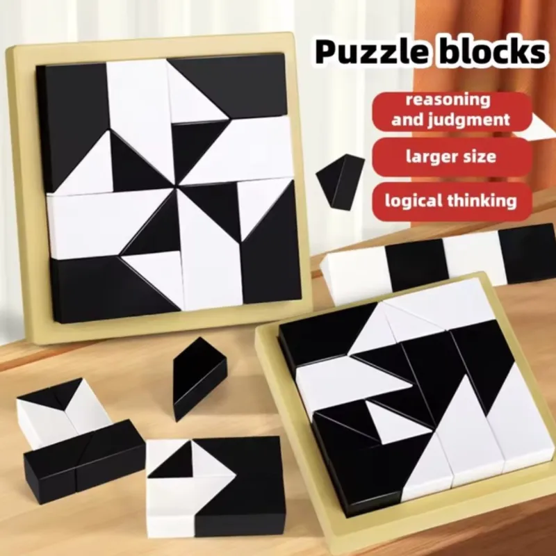 Black and White Blocks Puzzle Game