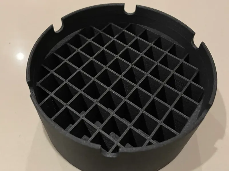 Safety self extinguishing ashtray