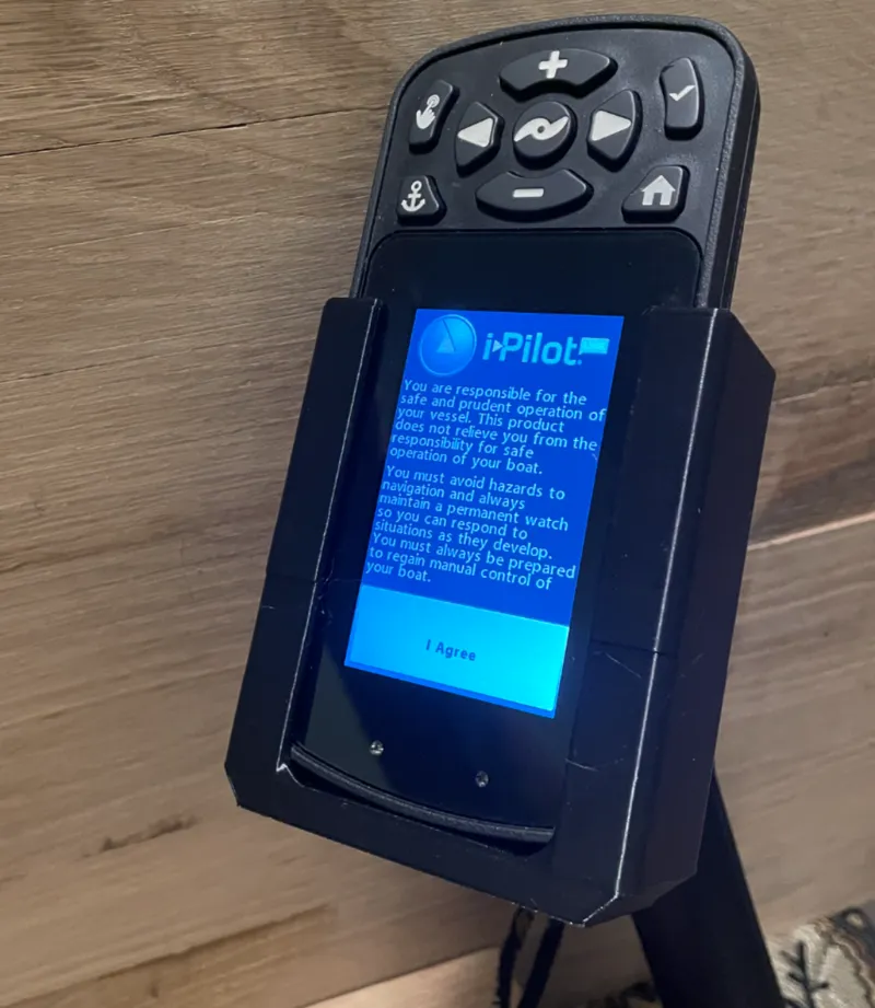 IPilot Link Remote Holder with 1 inch Ball Mount