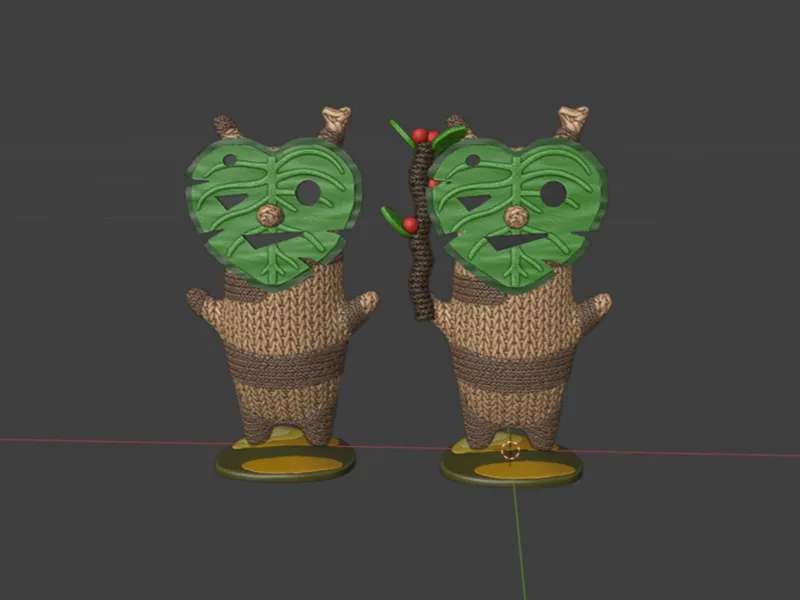 Knitted Korok from Zelda