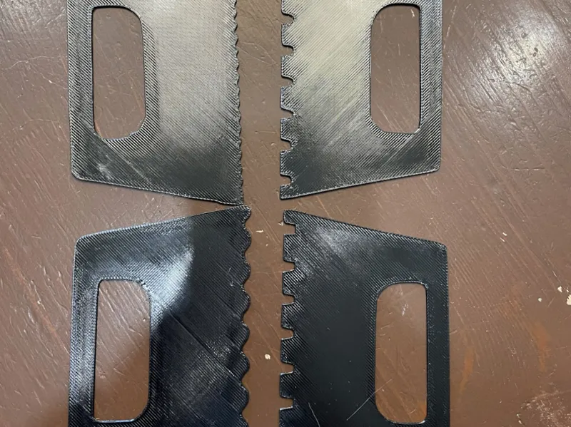 Paint scraper set for art / craft projects