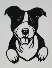 Décoration murale American Staffordshire Terrier — photo 2