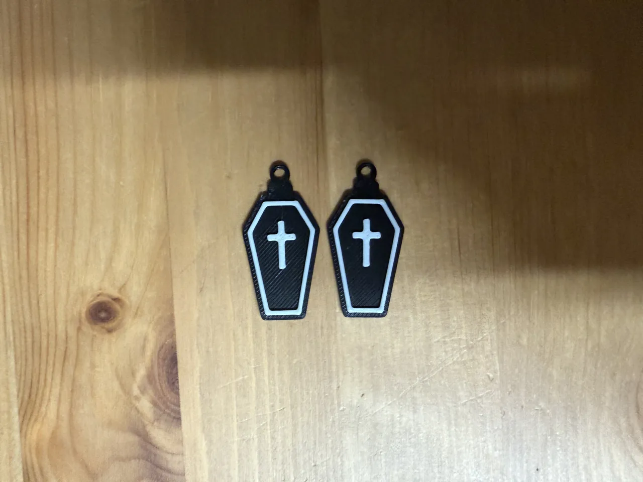 Coffin Earrings view 2