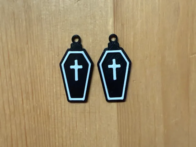 Coffin Earrings