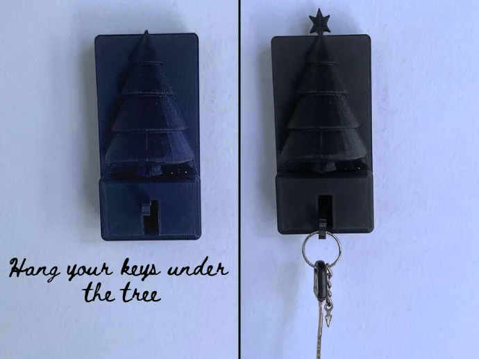 Christmas Tree Key Holder