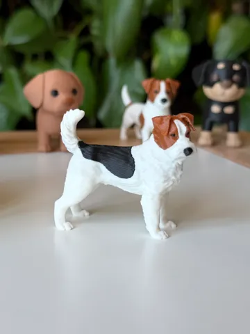 Modelo para impresión 3D: Fox terrier — vista de referencia 2