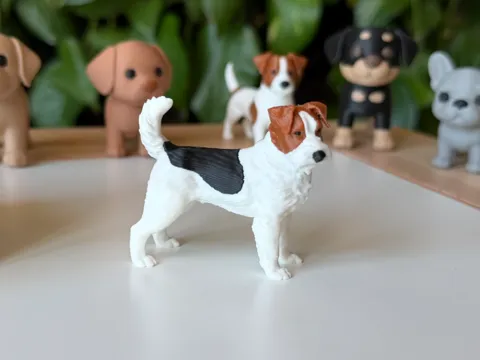 Modelo para impresión 3D: Fox terrier — referencia de MakerWorld
