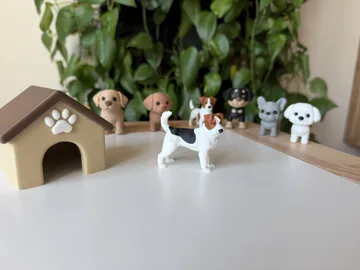 Modelo para impresión 3D: Fox terrier — vista de referencia 3