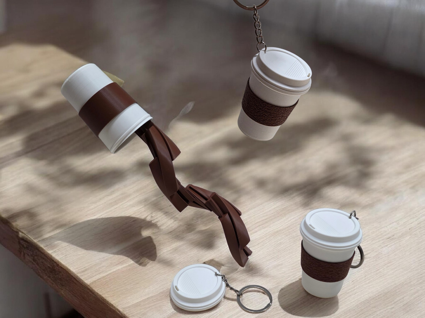 Try knocking over the coffee cup