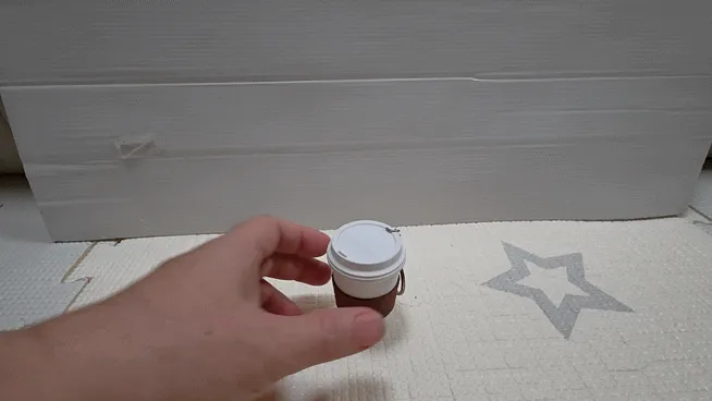 Try knocking over the coffee cup view 3