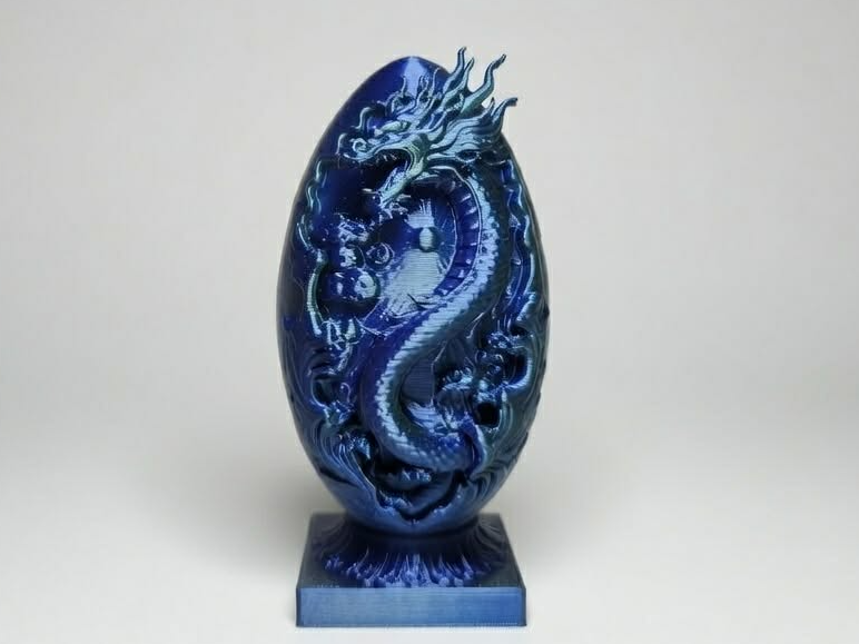 Œuf de dragon sculpter