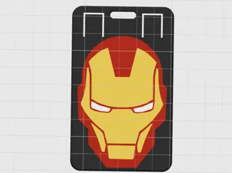 Id card holder ironman