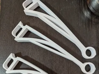 DIY clothes rod hanger