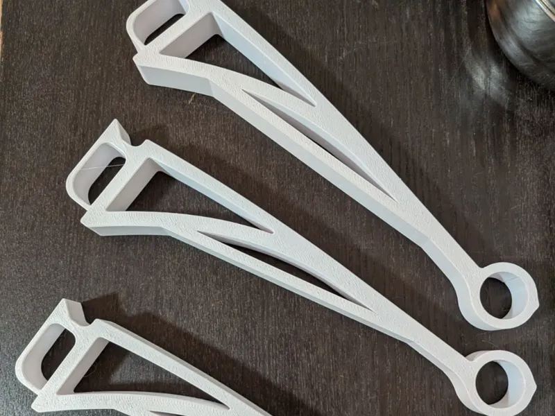 DIY clothes rod hanger