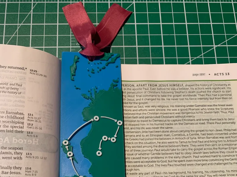 Paul's First Missionary Journey Bookmark