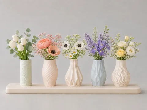 Jarrón decorativo: Dollhouse miniature mini vase set #26 — referencia de MakerWorld
