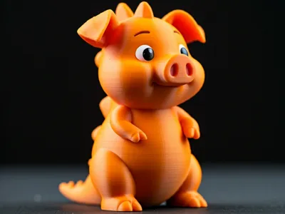 Cute Piggy Dinosaur